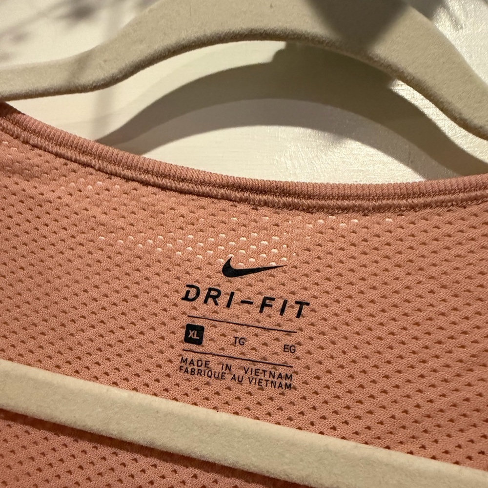 Nike Women's Peach Racerback Tank Top - Picture 3 of 4